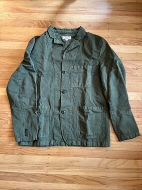 Wallace & Barnes x J.Crew Chore Blazer
44R Olive Green - NWOT
